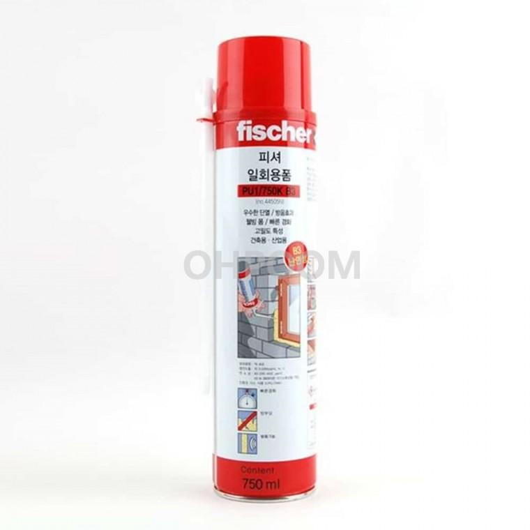 폼 일회용 750ml 피셔 연질우레탄폼 우레탄폼제거 건축자재