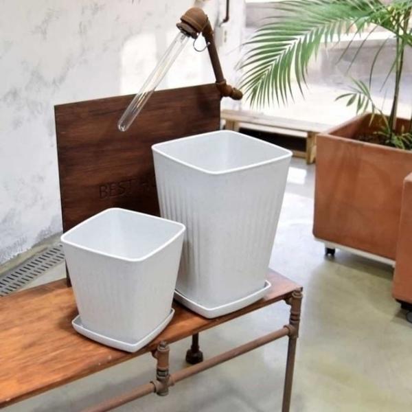 화분 사각 27x27x40cm 카페인테리어화분 거실인테리어화분