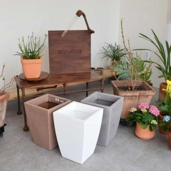 긴사각 화분 30x42cm 정원화분 야외화분
