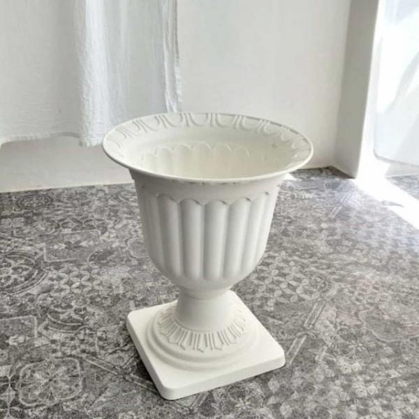 흰색 화분 34x40cm 인테리어화분 특이한화분