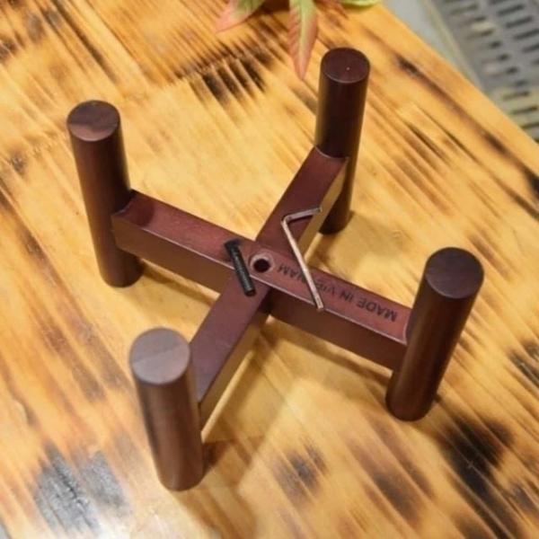화분 받침대 250mm 우드화분받침 원형화분받침