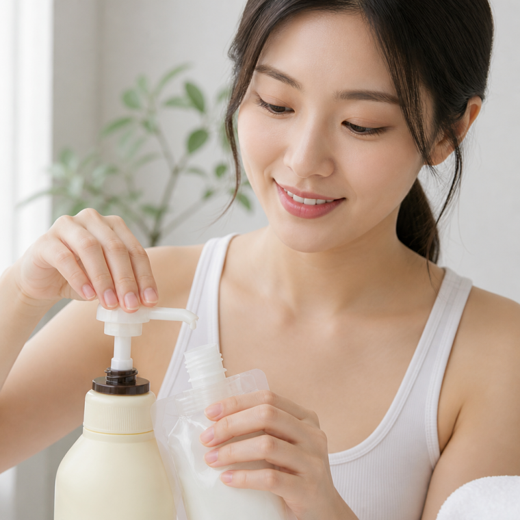 여행 세면도구 용기 공병 휴대용 화장품 파우치 수납 케이스