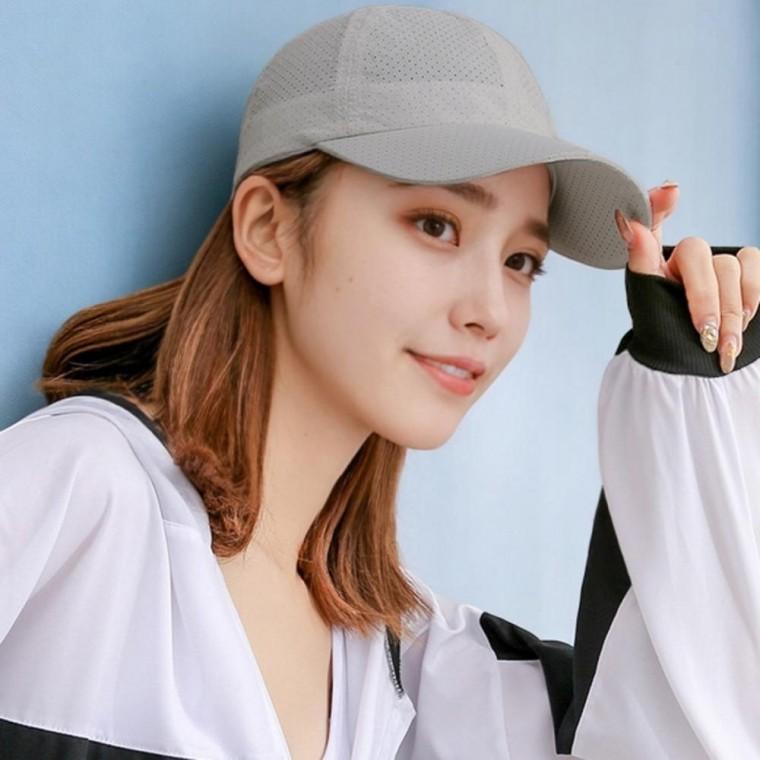 스포츠 쿨메쉬 그레이 등산모자 쿨메쉬모자 통기성모자 그레이모자 선캡모자