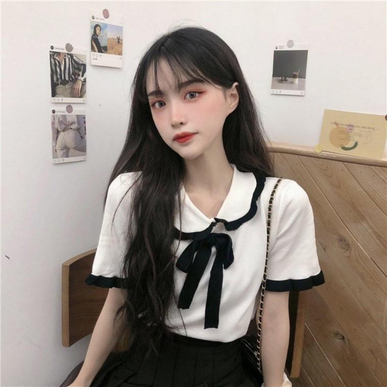 카라 리본 반팔티 URD042 쭉티 여성 라운드티숙 XL 산 U넥 사이즈 흰색 티숙 긴팔티숙 라운드 슬림핏 나시