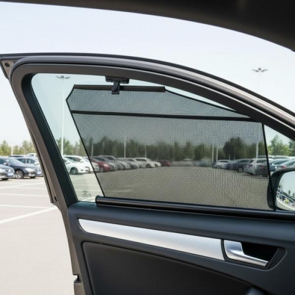 차량 햇빛가리개 메쉬 롤 커튼 자동차 유리 창문 차광막 운전석 썬블럭 썬바이저