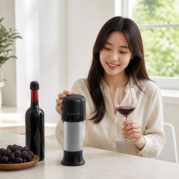 와인 보관용 진공 공기 차단 밀폐 스토퍼 색상 신선도 유지 홈바 병뚜껑 세이버 와인용 캡슐 마감재