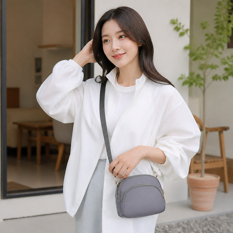 데일리 여행용 생활방수 미니 크로스백 손가방 나들이 가방