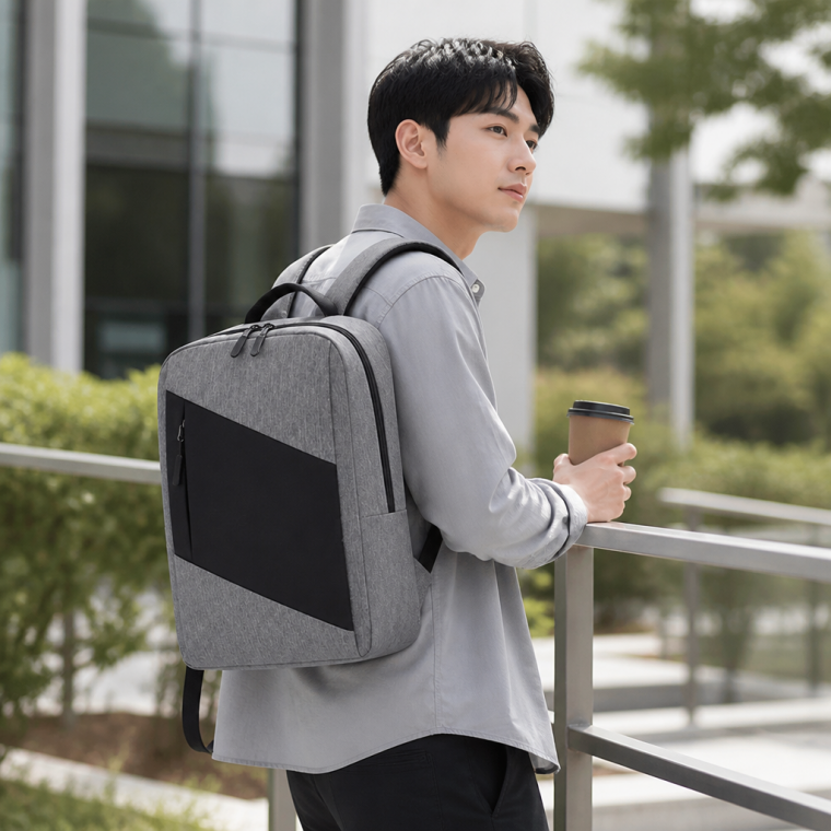 백팩 대학생 직장인 데일리 가방 숄더 크로스백 파우치 포함