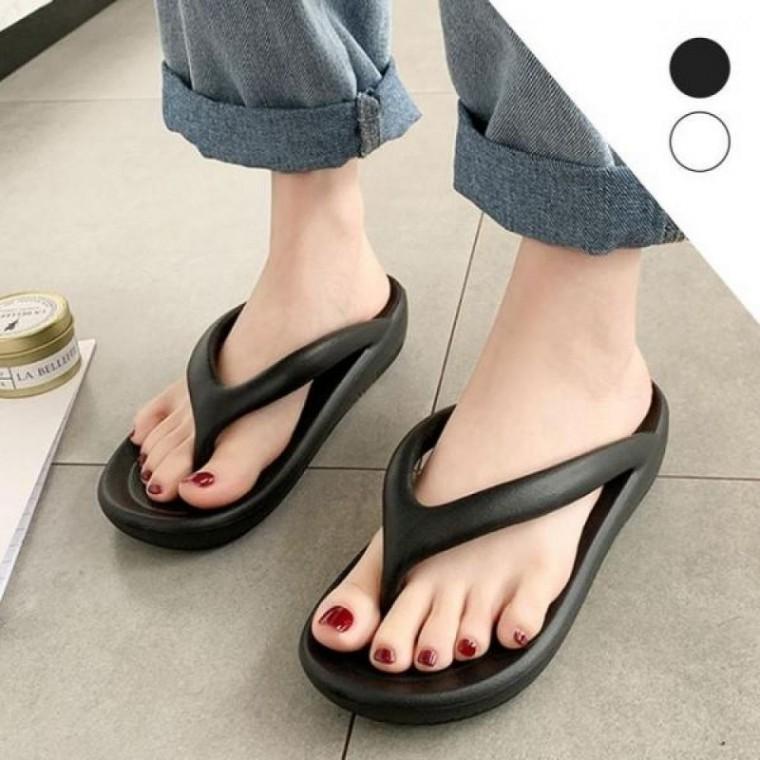 여름 발편한 쪼리 여성 데일리 푹신한 슬리퍼 바캉스