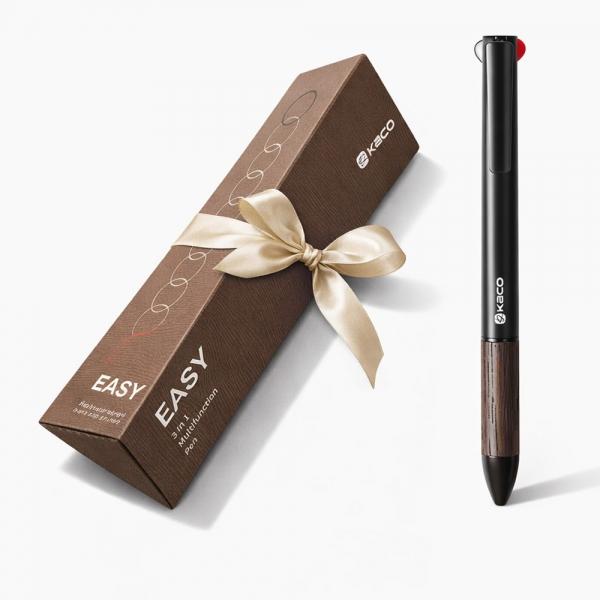 KACO 3색 멀티펜 0.5mm 학생볼펜 사무용 문구 필기구 컬러펜