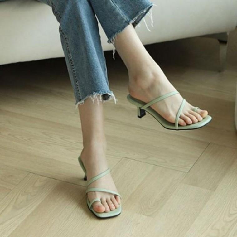 뮬힐 여성 슈즈 인기 데일리 샌들힐 신발 여름 쪼리