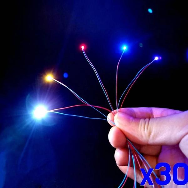 디오라마 모형장식 LED SMD램프 프라모델전시 x30개