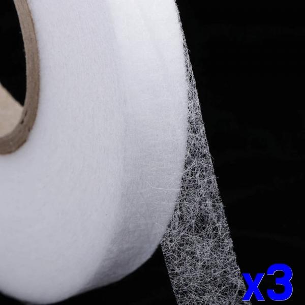 옷수선 핫멜트테이프 헤밍테이프(폭1.5cm) x3개