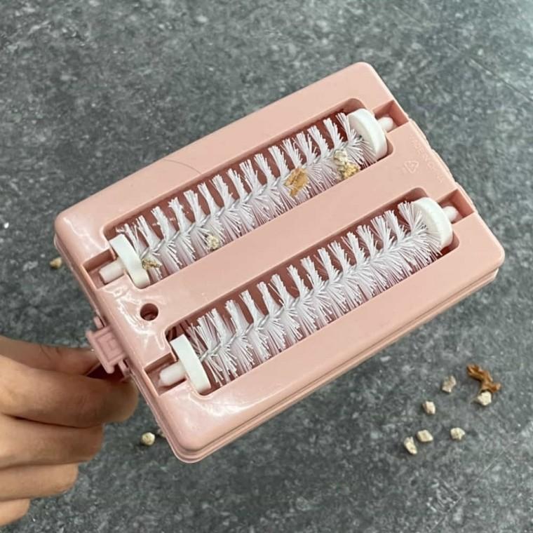 미니 빗자루 연핑크 미니청소도구 미니빗자루
