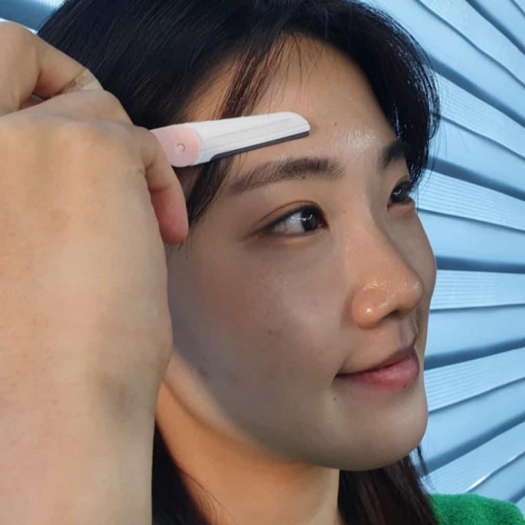 일자형 눈썹칼 3P 여성눈썹칼 눈썹정리
