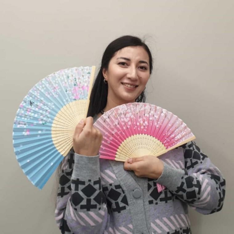 전통 부채 매화나무부채 할아버지선물