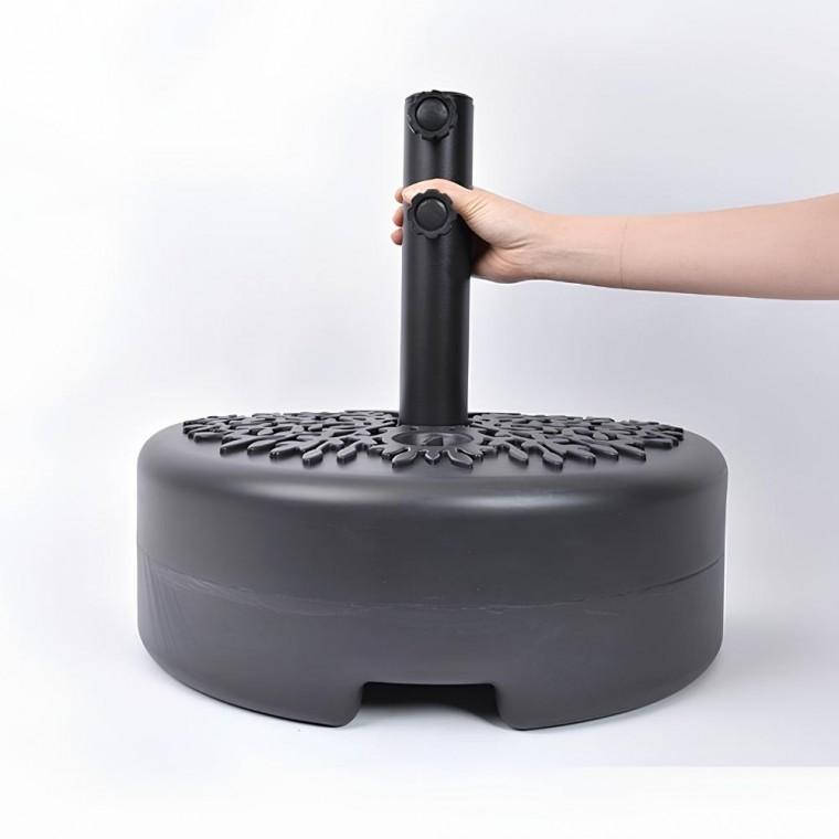 하프파라솔 전용 받침대 벽면 파라솔 고정 물통 받침