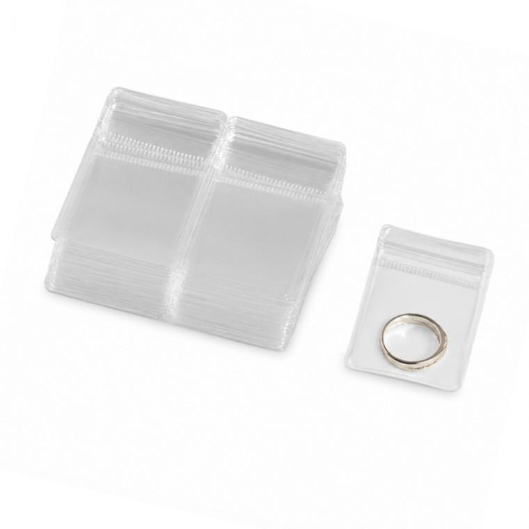 투명 악세사리 보관 지퍼백 4x6cm 100P 휴대용 주얼리 파우치