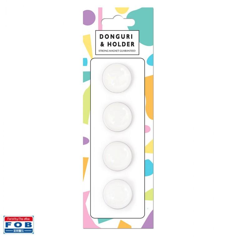 포비 네오디움 동그리자석 DH-02 26mm 4P 화이트