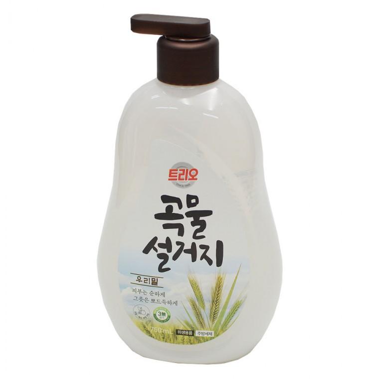 트리오 곡물설거지 우리밀 주방세제 750ml