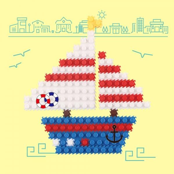 6000 유니블럭 돛단배