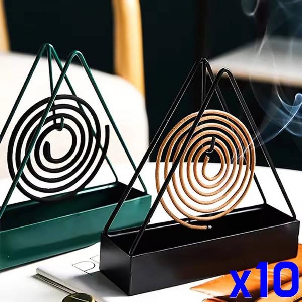 코일형 모기향걸이 캠핑 휴대용 모기향거치대 x10개