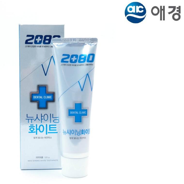 2080 뉴샤이닝 화이트 치약 125g