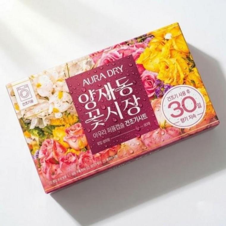 지속 시트 향긋함 30일 생화의 80매 건조기 섬유유연제