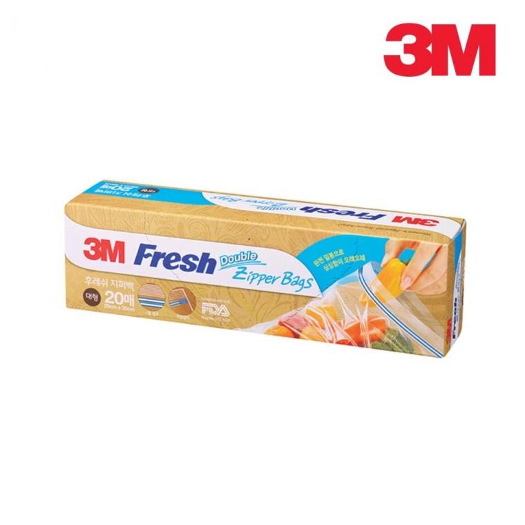 3M 후레쉬 지퍼백 20매입 FZ232 대형