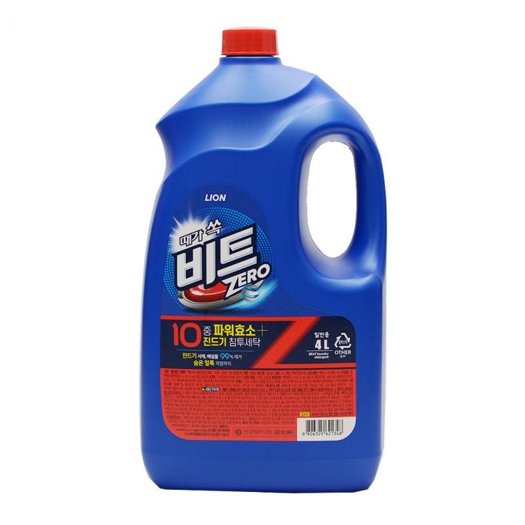 때가 쏙 비트 제로 액체 세탁세제 일반용 리필 4L