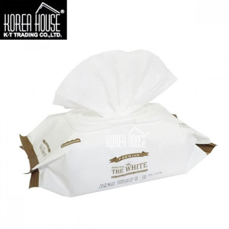 베비랑 프리미엄 엠보싱 물티슈 더 화이트 캡형 120매