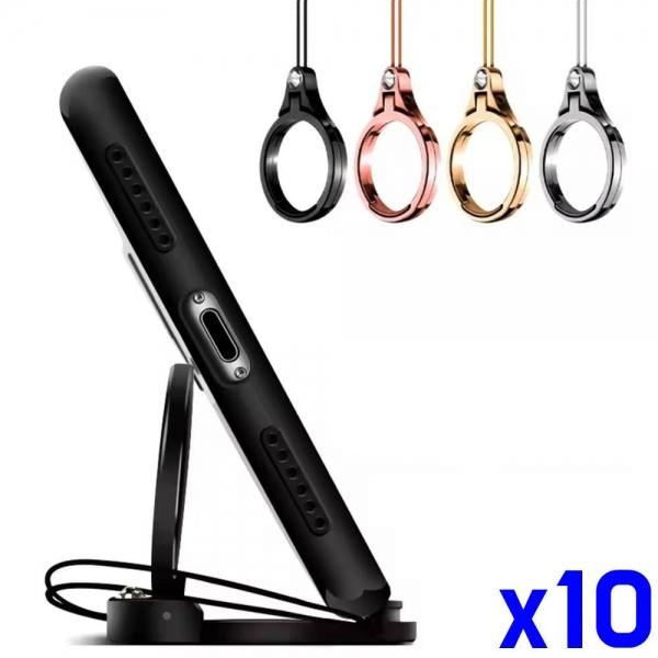 핸드폰고리링 스트랩 링 휴대폰거치대 x10개