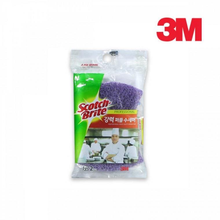 3M 강력 퍼플 수세미 2개입