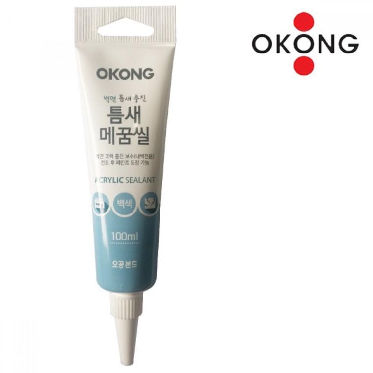 오공 틈새 메꿈씰 100ml 틈새충진 크랙보수 실리콘
