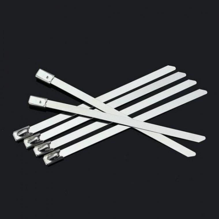 304스텐 스틸타이 100mm 스트롱강 100개 케이블타이