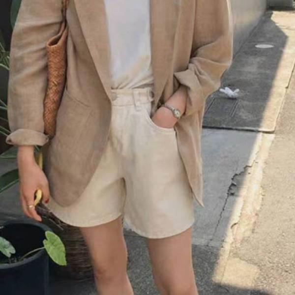 린넨 자켓 가벼운 데일리 패션 오피스룩 아우터