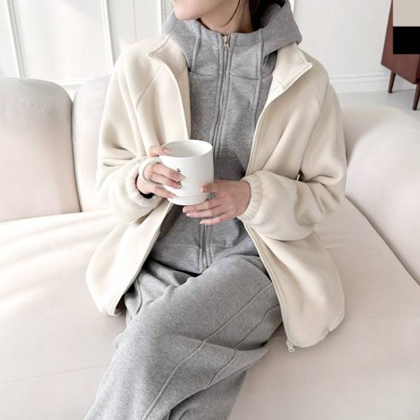 GBB FW1052W 남여공용 겨울 플리스 집업 자켓