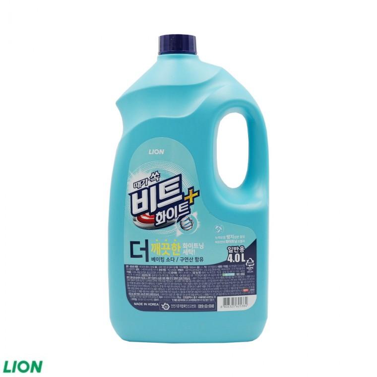때가 쏙 비트 화이트플러스 액체 세탁세제 일반용 4L