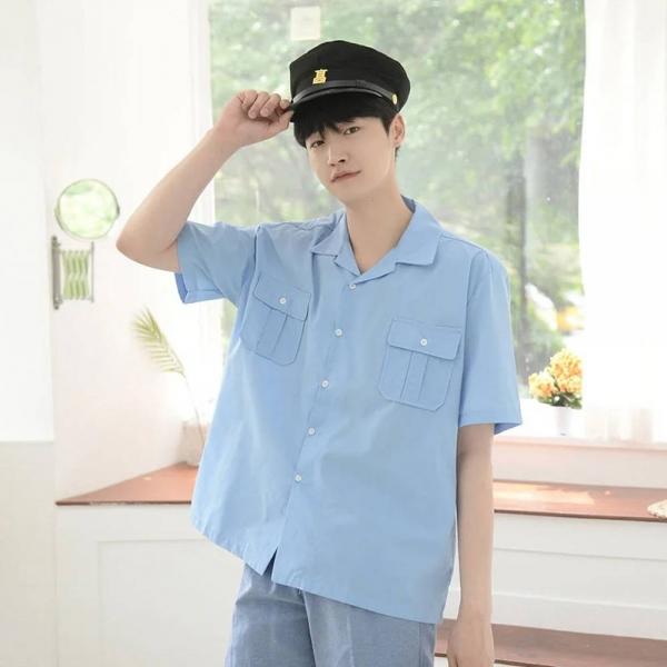 (구매) 남자 옛날교복 하복 상의  교복 학생복