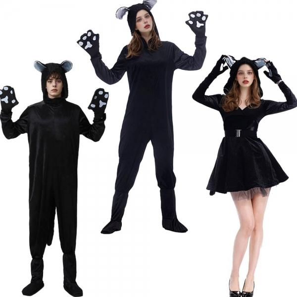 검은 고양이 코스프레 의상세트(3type) 교복 학생복
