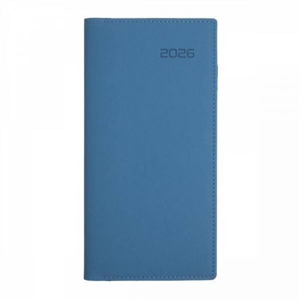 2026년 양장다이어리 48절 베이비블루 세로주간형 85x165mm 에이블플래너