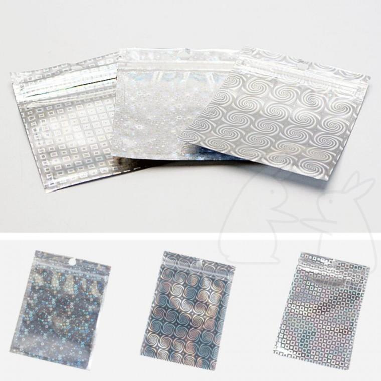 걸이형 지퍼백 9x12cm 파우치 악세사리 포장봉투 케이블 소분