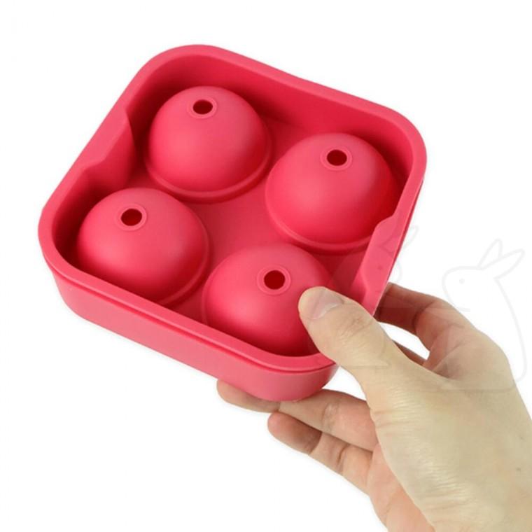 둥근 아이스볼 몰드 하이볼 동그란 양주 얼음틀 4구 원형