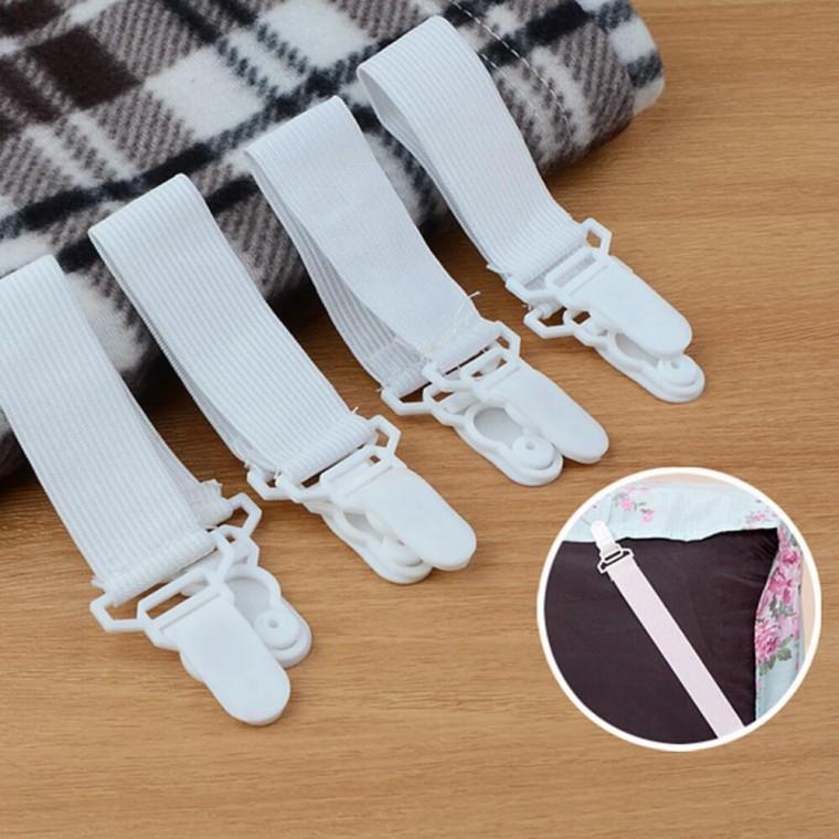 시트 고정밴드 침대패드 집게 이불 버클 밀림방지