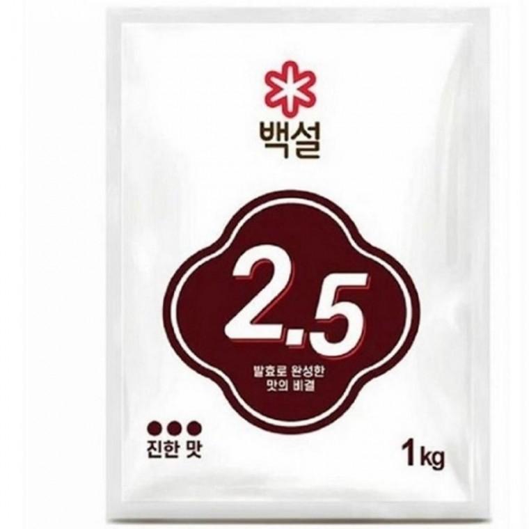 백설2.5조미료1kg 요리 가공 맛있게하는법 식품 백설 조미료 양념