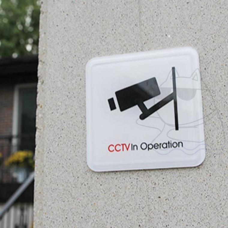 CCTV 스티커 표지판 안내문 감시카메라 씨씨티비