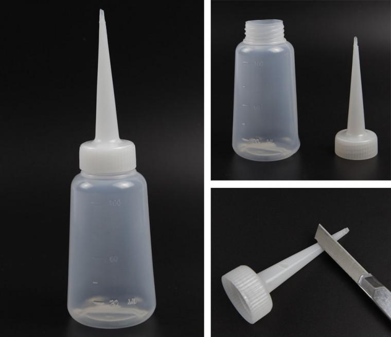 말랑 용기 100ml 잘라쓰는 기름병 줄눈공병 미싱 액체