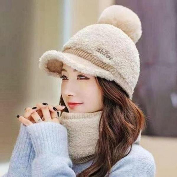겨울 털모자 운동 넥워머 골프 겨울모자 모자 겨울 등산 골프 모자 넥워머 여자 방울 겨울 방울 넥워머