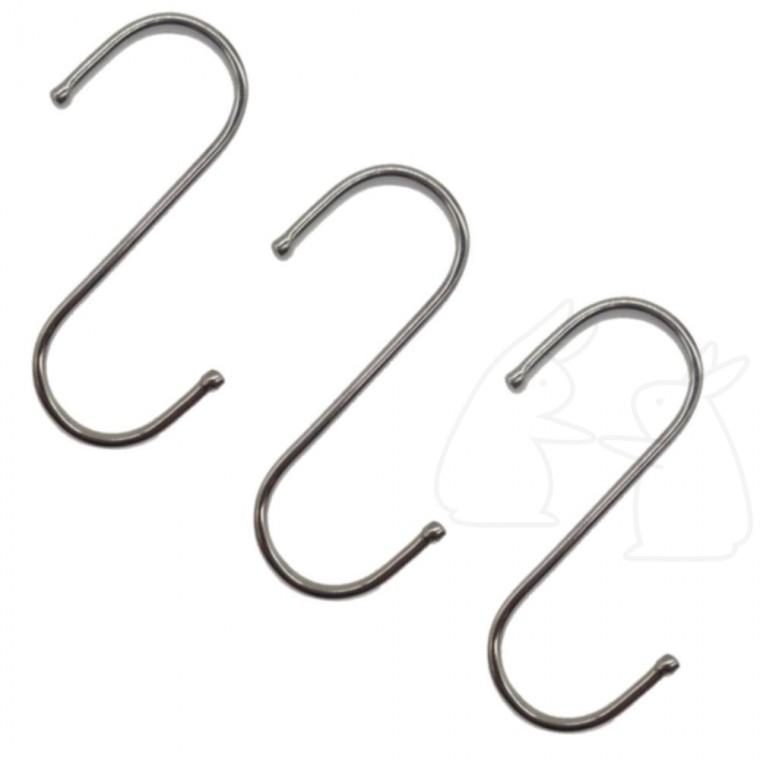 S자고리 10P 후크 압축봉 욕실 진열 키친