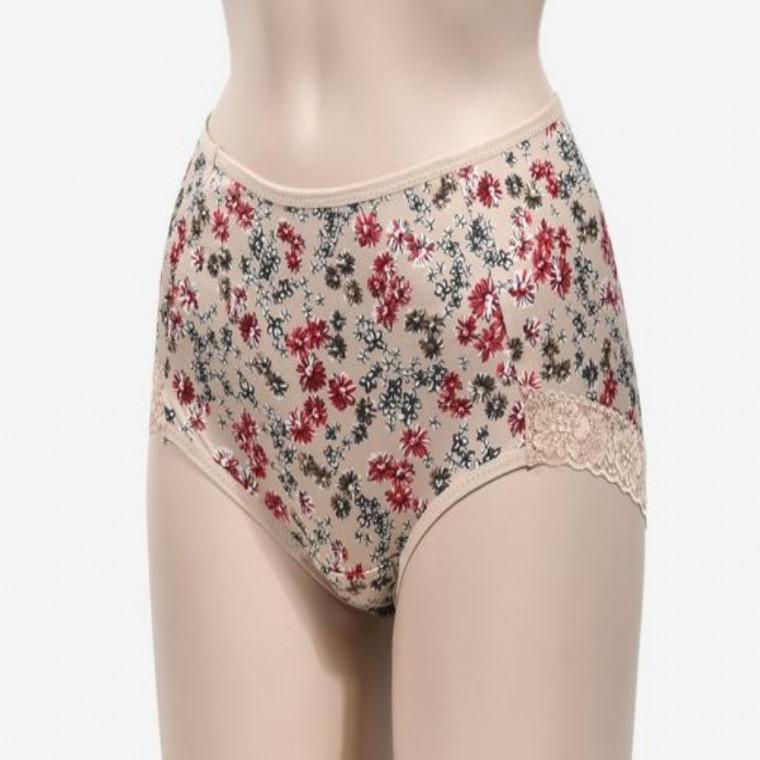 여성 맥시 삼각팬티 레이스삼각팬티 꽃무늬팬티 여자삼각팬티